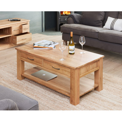 Oscar Solid Wood Four Leg Coffee Table
