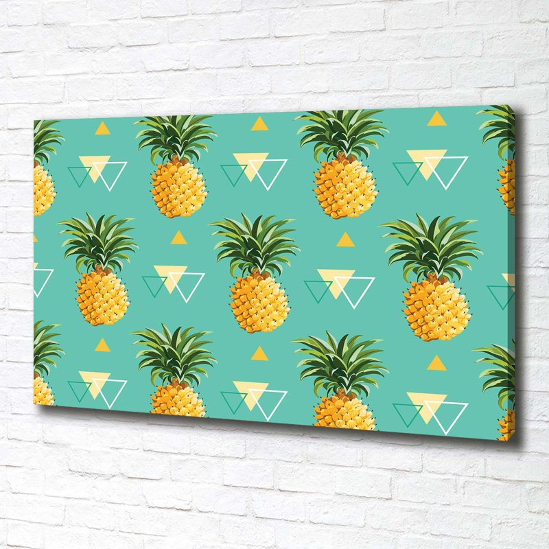 Pineapples - Wrapped Canvas Print