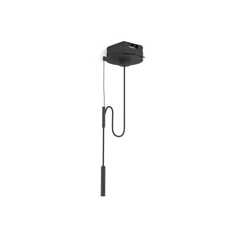 Purist Suspend Ceiling-Mount Kitchen Faucet Kit, Matte Black
