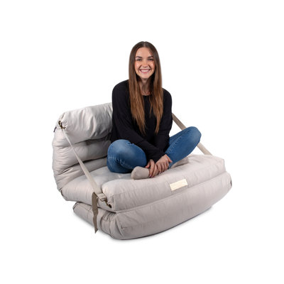 Big Joe Chameleon 4-in-1 Lounger, Soft Twill by Big Joe