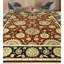 Hand Knotted Area Rug in Wine And Navy