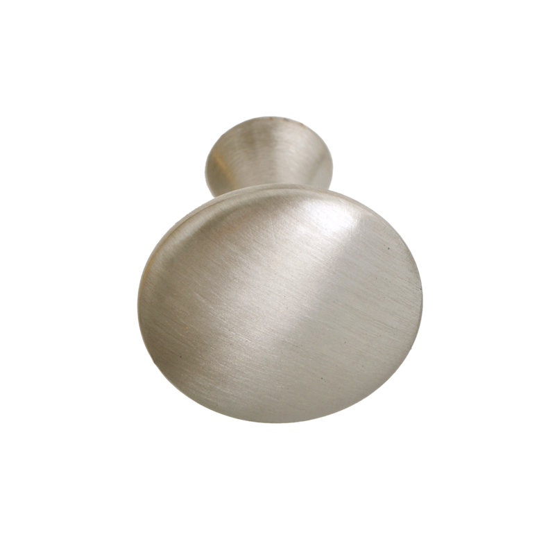 Poignée Utopia Alley Charlton - Boutons décoratifs pour armoires et tiroirs - Quincaillerie d'armoire rétro avec nickel brossé fini à la main - Boutons de tiroir en métal 1 1/5 po (ensemble de 5)