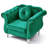 Hollywood Velvet Swivel Armchair-1524515539