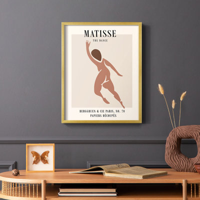Matisse XCV III, reproduction encadrée - bois massif