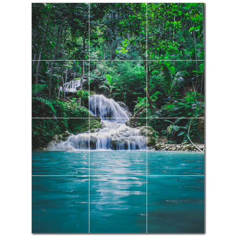 Photo de chutes d'eau 4,25 x 4,25