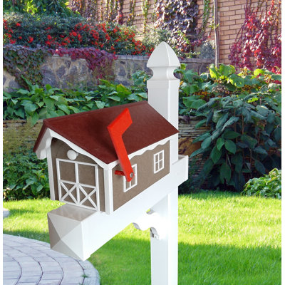 Amish Mailbox, Handmade, Barn Style Mailbox -  175A