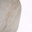 Table d'appoint durable Travertine