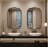 Scalloped Mirror Irregular Wall Mirror Unique Rectangle Mirrors for Bathroom，Entryway-323401841-323401843