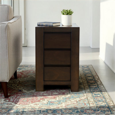 Table de bout transitionnelle moderne Bragenham