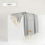 Pinstripe Cashmere/Lambswool Throw-1784883614
