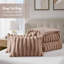 Ensemble d'édredon 3 pièces Jasmine Mocha-102615784-130166186