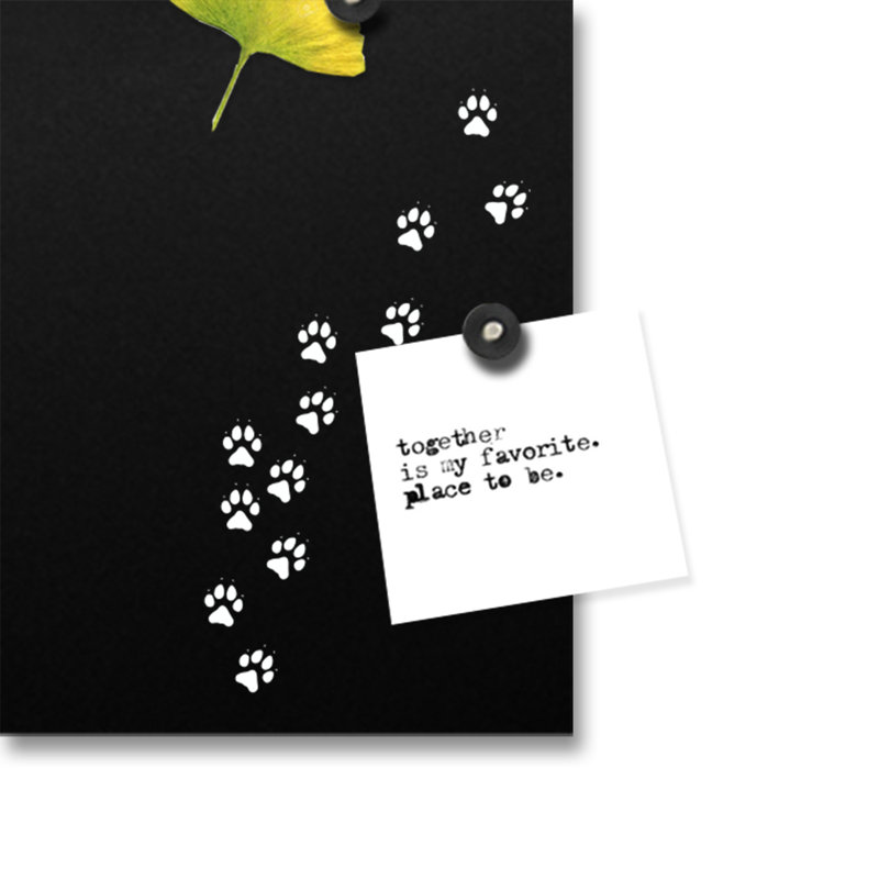 Magnetic Metal Combo Board, Black
