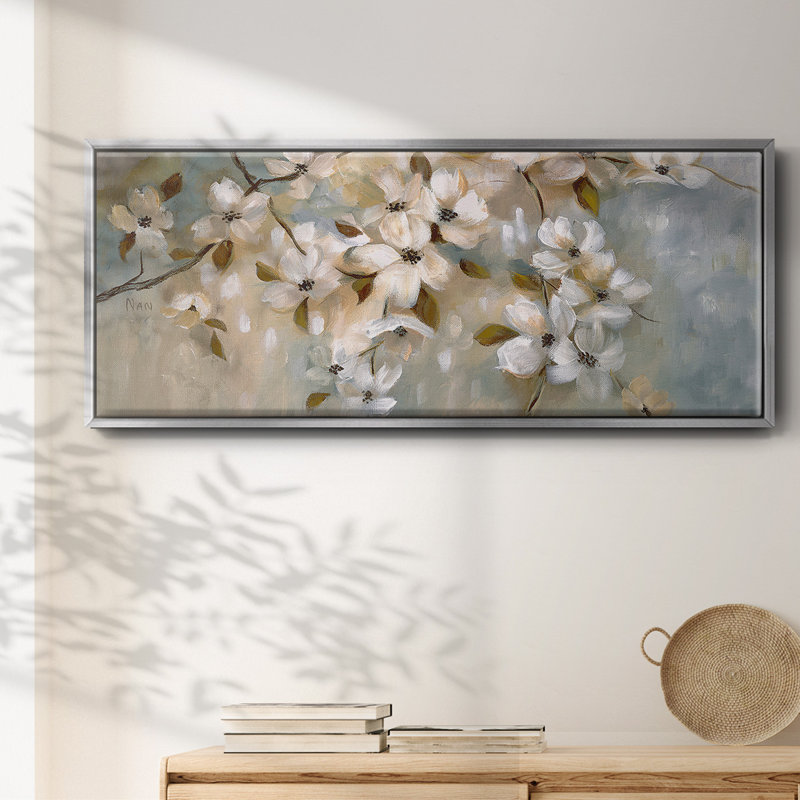 Blossoms of May - toile encadrée, H 20 po x l 50 po