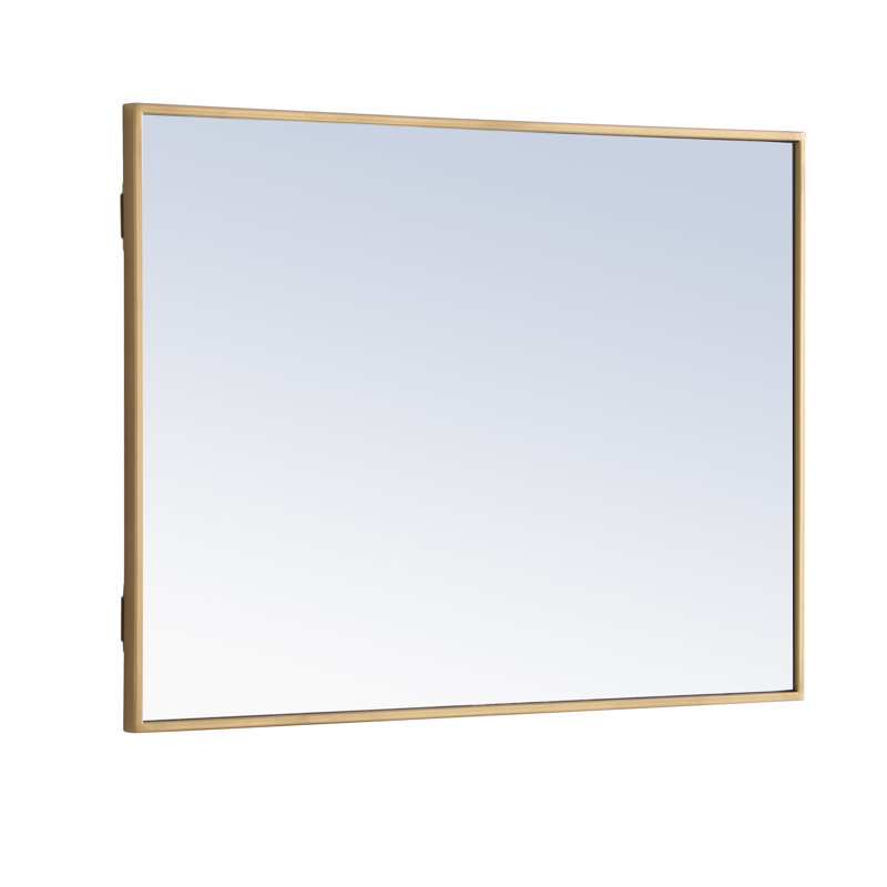 Miroir mural Sabine, 32 po x 24 po, Blanc