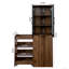 2 Glass Doors 72.08" H 4 Tier Multi-Functional Pull-Out Display Cabinet For Salon Store And Kitchen Storage Doors, H, Tier, Pull-Out, Cabinet, Kitchen, Dinning Room, Office-121071851