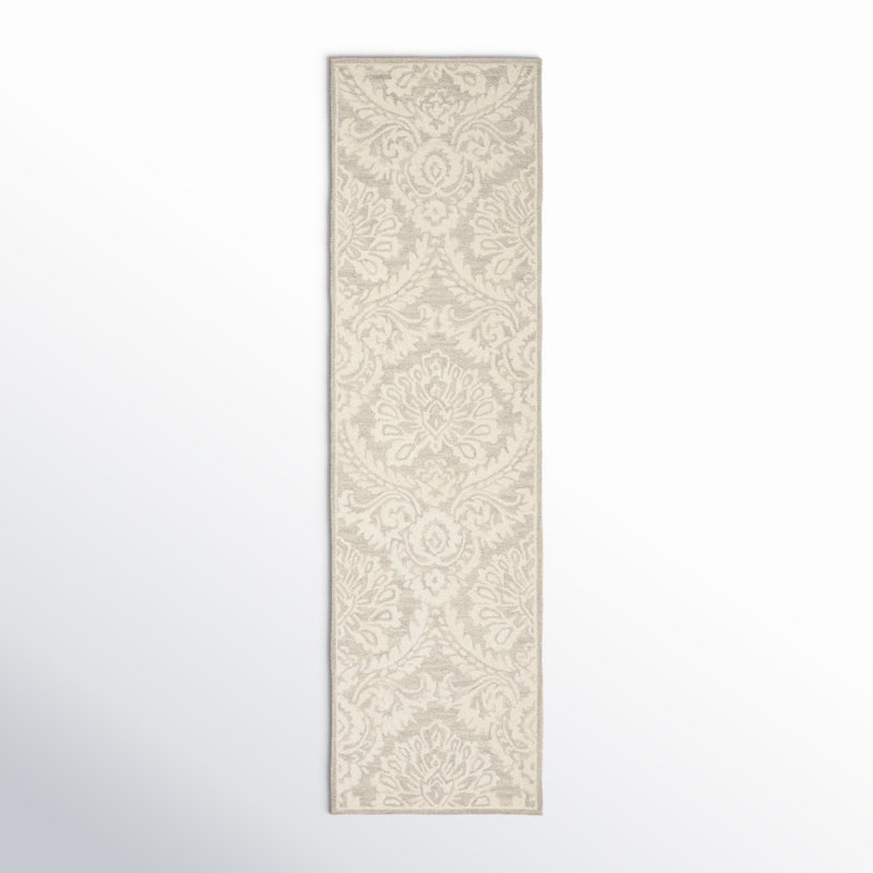 Tansy Wool Floral Indoor Rug, Runner 2'3" x 8'