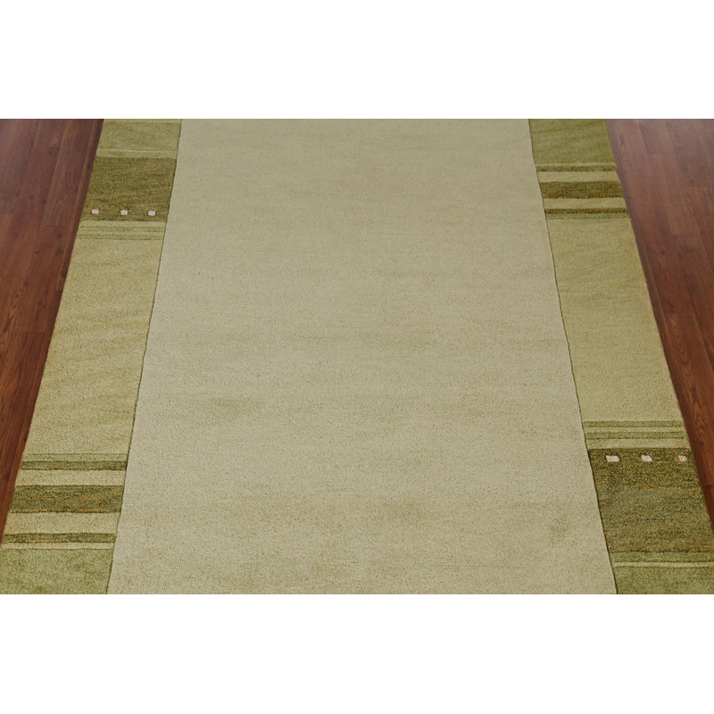 Tapis vert Gabbeh 5 x 8