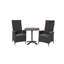 Ambria 2 - Person Teak Wood Patio Dining Set with Extendable Square Table