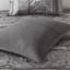 Ensemble d'édredon 7 pièces jacquard gris grand-117508727