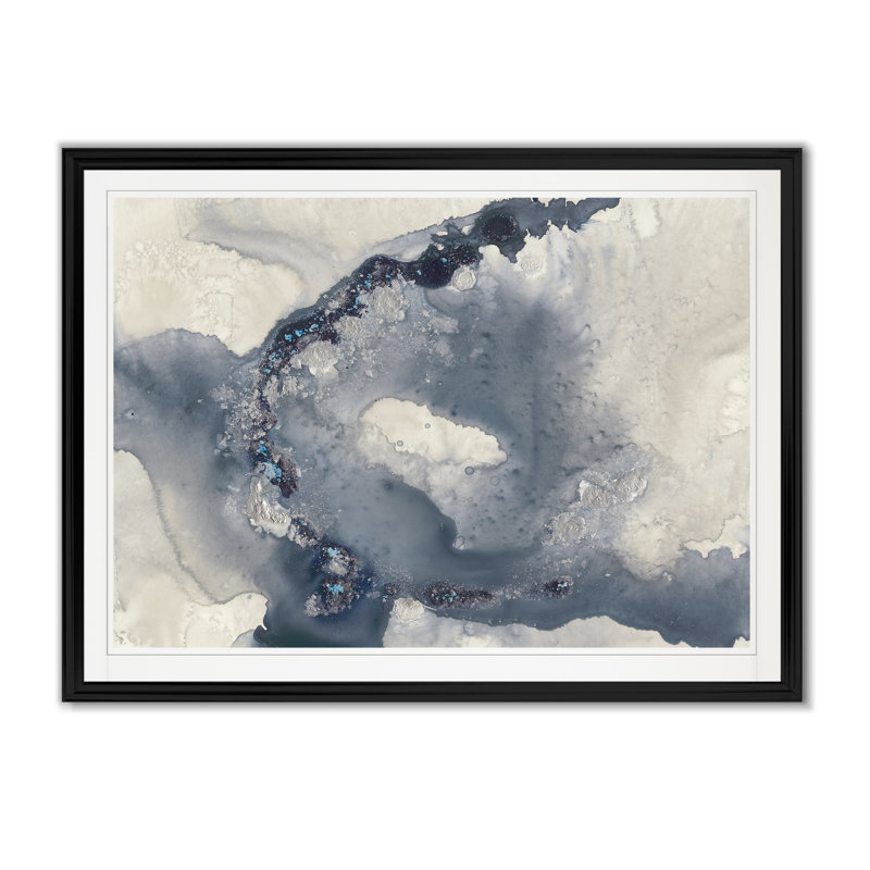 «Celestial Paynes II», reproduction sur toile, H 30,5 po x l 42,5 po x P 1,5 po, Cadre noir