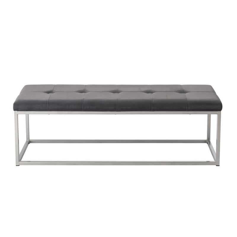 Barner Velvet Upholstered Bench