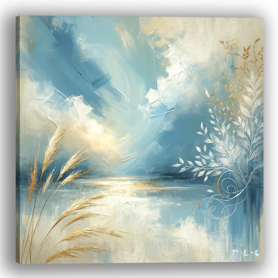 " Breezy Wheatfield Abstract "