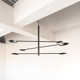 Rotaire 3 Light Metal Dimmable LED Sputnik Chandelier