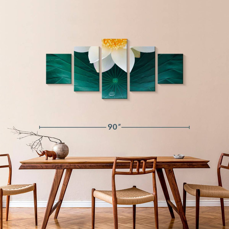 Lotus Chinese, 36" H x 80" W