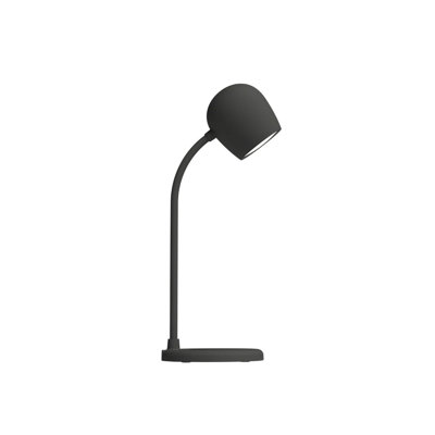 Ellie Lamp with Wireless Charger & Bluetooth Speaker - Ivory Sand