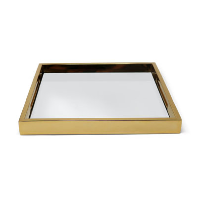 Square Mirror Tray -