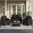 Outdoor 6.5" Thick Deep Seating Cushion Set Water-Resistant & Fade-Resistant Patio Chair Cushions-1196811642