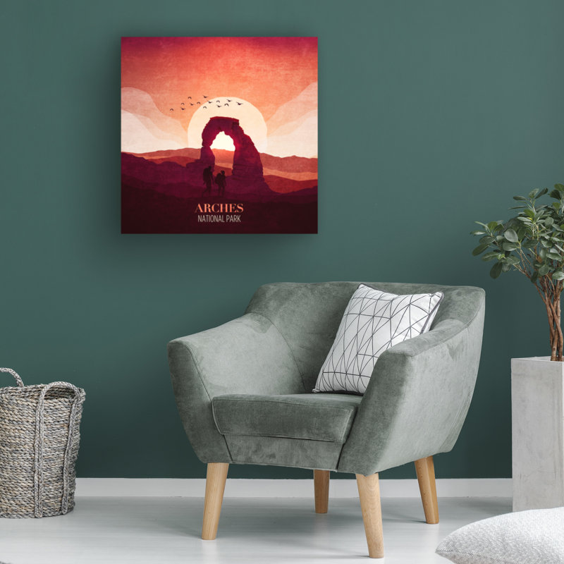 Art sur toile, «bolologia emel tunaboylu arches», H 14 po x l 14 po