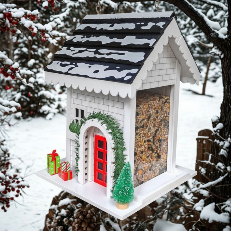 Groundskeeper's Snowflake Feeder