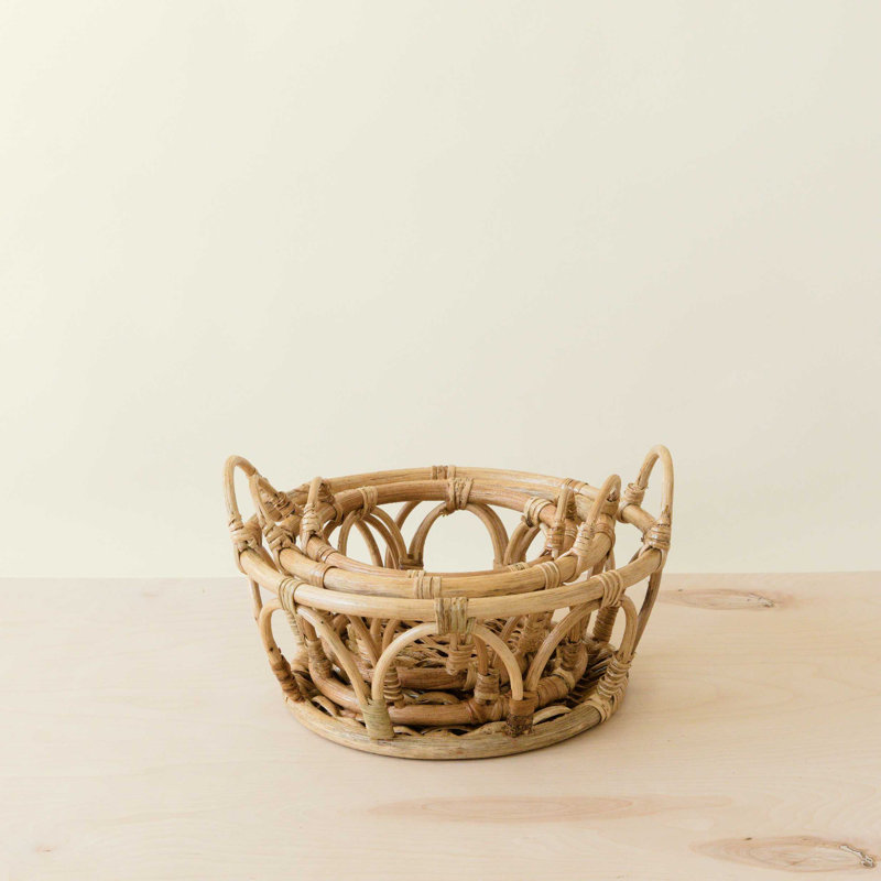 Rattan Fruit Basket, set of 3