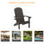 Chaise Adirondack pliante Kona-1704776218