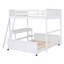 Lit superposé standard avec bureau intégré-129345157