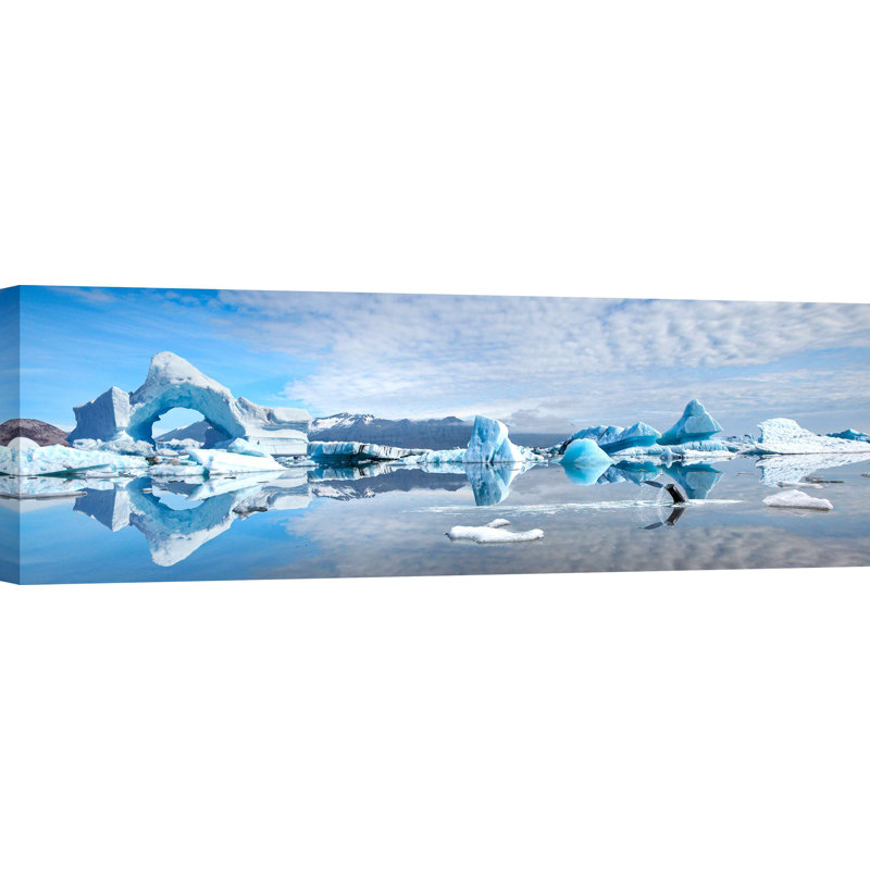 Antarctica by Pangea Images - Wrapped Canvas Panoramic Print, 40cm H x 120cm W x 4cm D