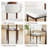 Modern Upholstered Dining Chair with Solid Wood Legs Side Chair for Kitchen Dining Room Living Room-70203296-70203309