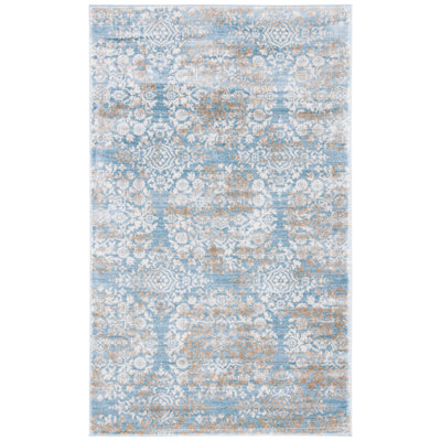 Tapis géométrique Delmer Performance