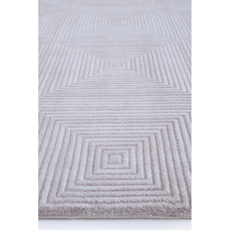 Ressan Geometric and Geometric Shapes Indoor / Outdoor Area Rug, Runner 100 x 350cm