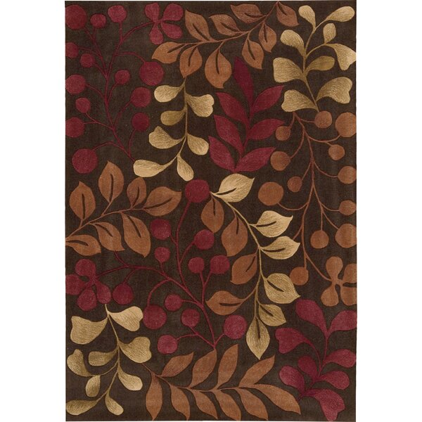 Red Barrel Studio® Brittni Hand-Tufted Red/Brown Area Rug & Reviews ...