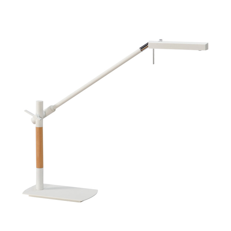 Rye Adjustable Metal Desk Lamp, White