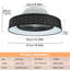 Adila 32cm Ceiling Fan with LED Lights