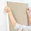 Papier peint imitation lin kaki Loominosity