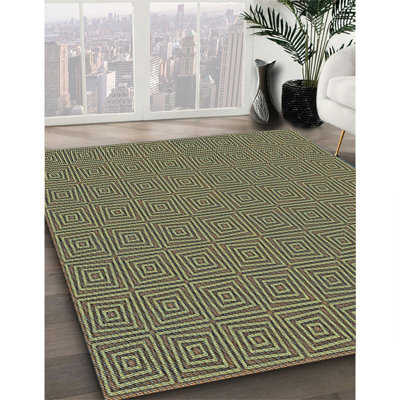 Tapis 100% bleu à motifs 2989 lavable à la machine