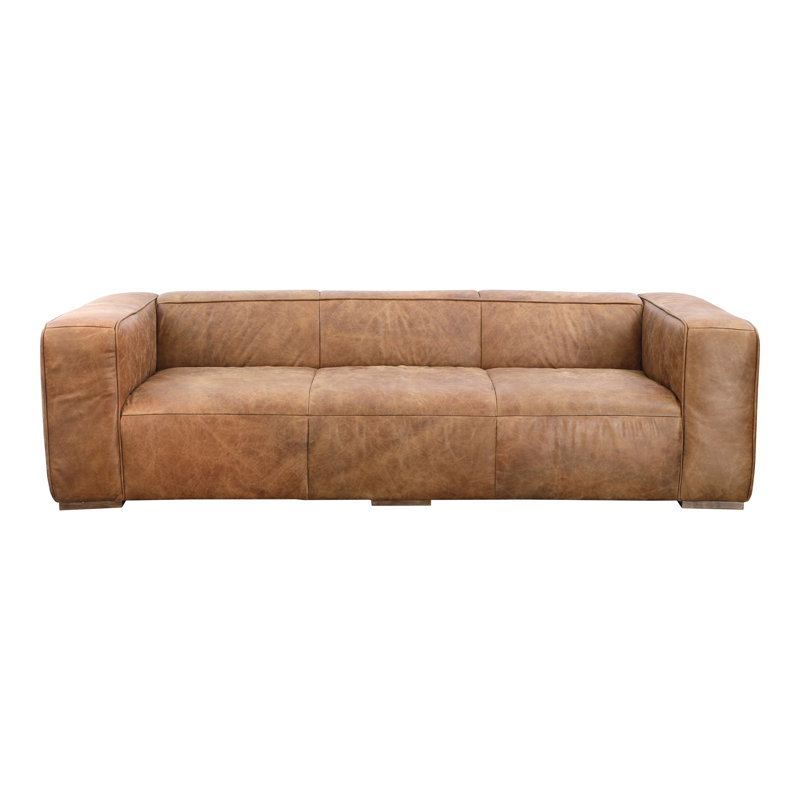 Bolton Sofa Cappucino, Cappuccino Genuine Leather