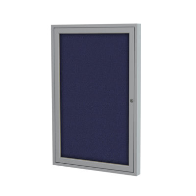 Enclosed Fabric Bulletin Boards Ghent Fabric Enclosed Cabinet Bulletin Board