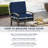 Arden Selections Oceantex Outdoor Adirondack Chair 2.5" Cushion-1026877762