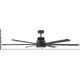 Draftsman 72-in Indoor/Outdoor Smart Ceiling Fan with Integrated LED + Remote