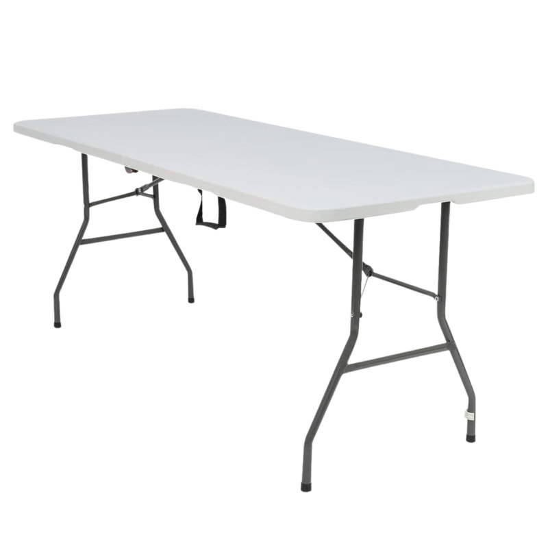 6ft Folding Table, Heavy Duty Trestle Table For Camping Buffet Wedding Market Garden Party Car Boot Stall Picnic Indoor Outdoor